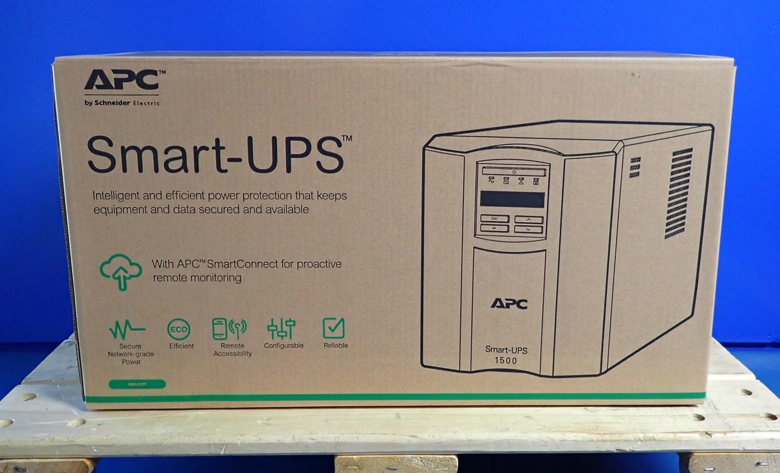 APC SMT1500IC Smart-UPS, 1500VA, 1000W, 230VAC w/ LCD || MFG: 2024 || New Sealed