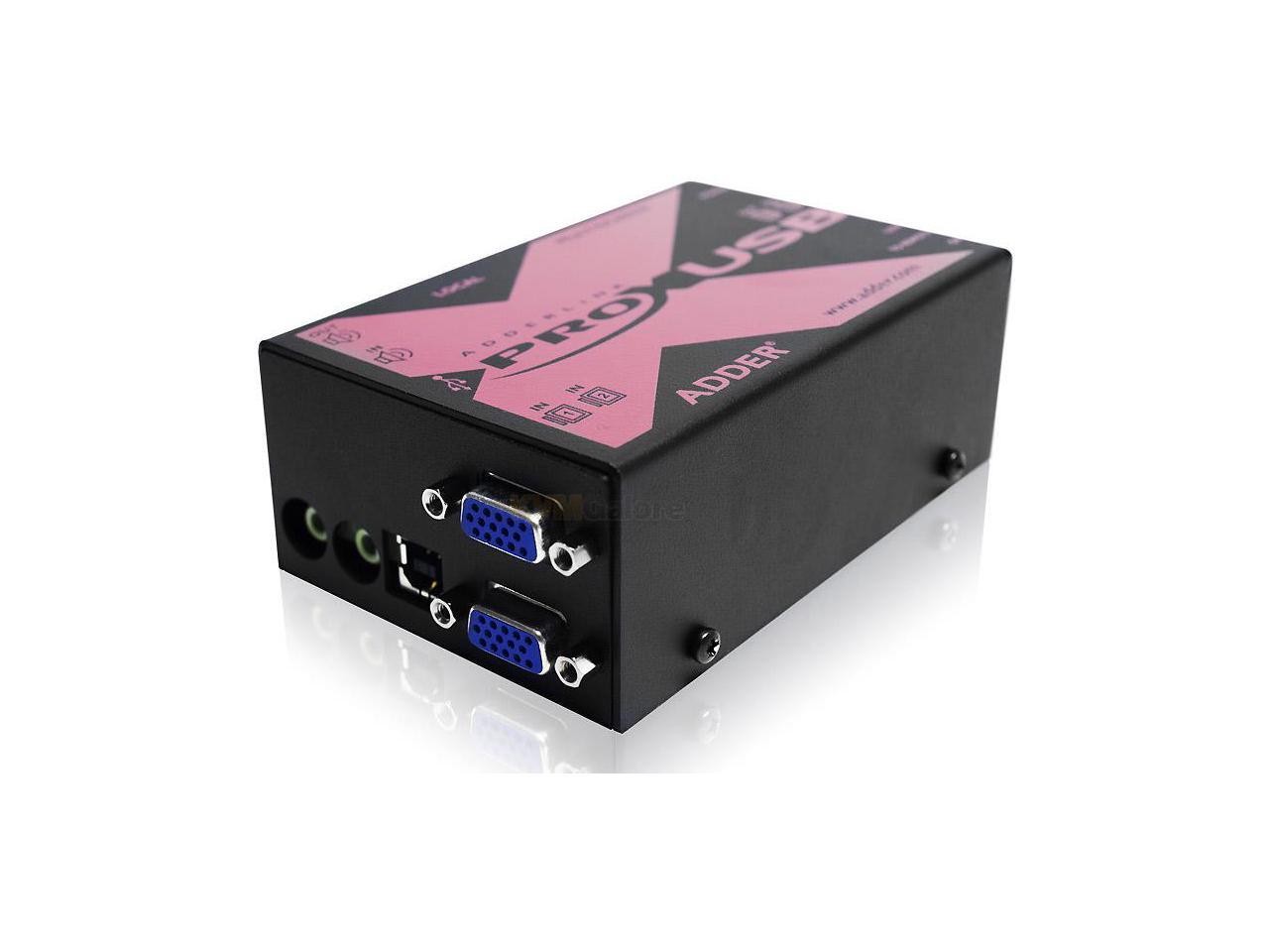 Adder - X-USBPRO-MS2-US - AdderLink X-USBPRO - Dual Head VGA, Audio and 4-port U