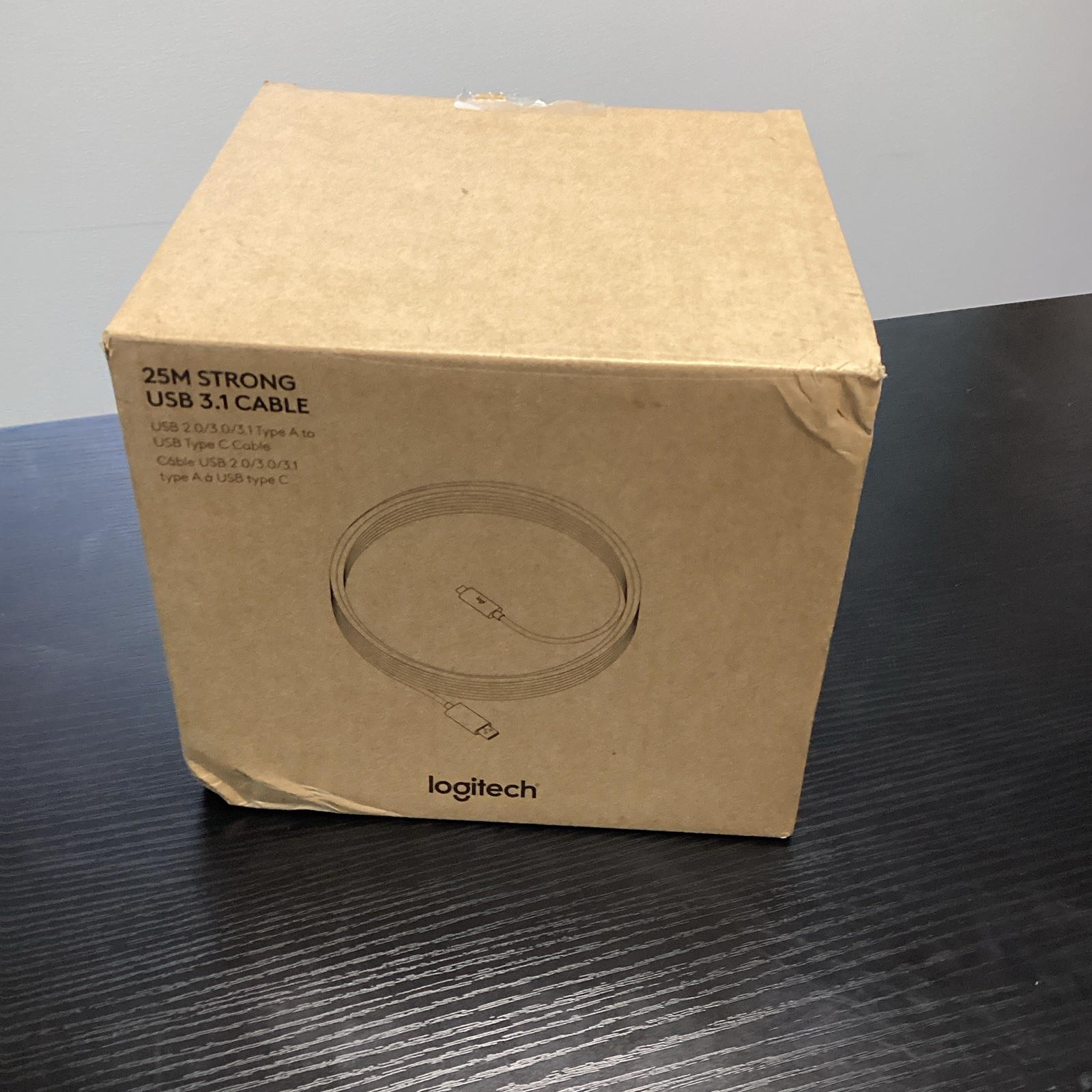 Logitech Strong 82ft USB-A to USB-C Cable - Graphite (939-001802)