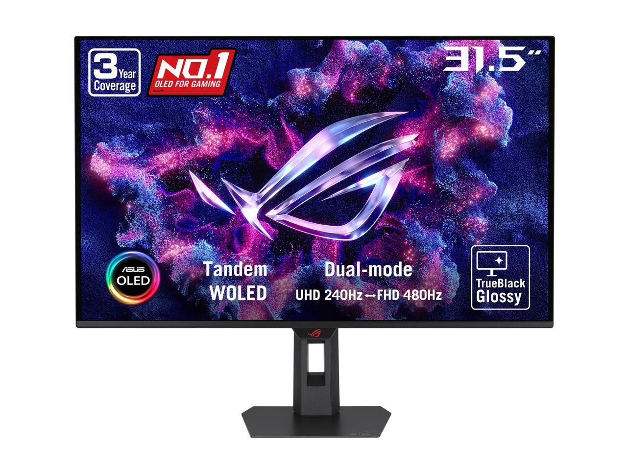 ASUS ROG Strix OLED 32" 4K TrueBlack Glossy Tandem WOLED Gaming Monitor (XG32UQW