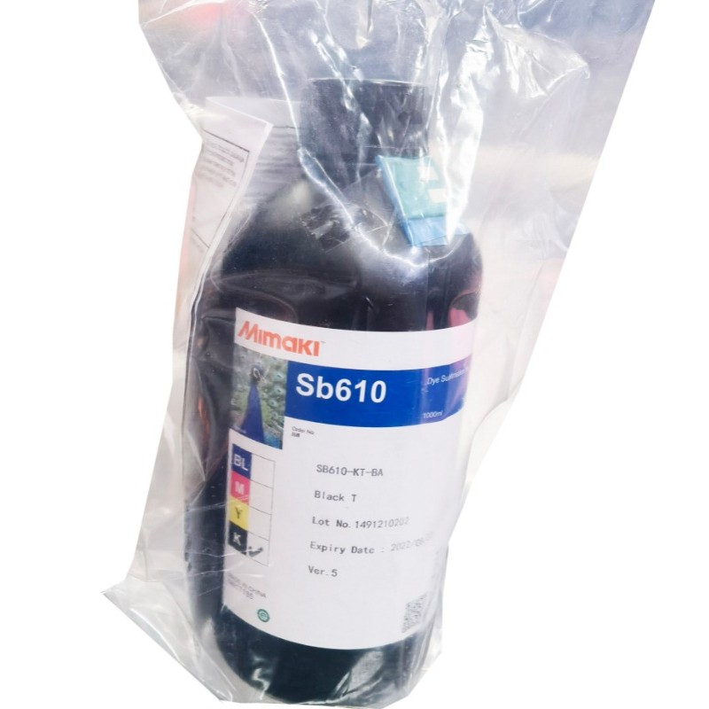 4pc Original SB610 Sublimation Ink 1 Liter  With Chip for Mimaki TS100-1600
