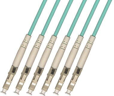 Direct Burial/Outdoor LC-LC 6-Strand Fiber Optic Cable 10Gb Multimode 50/125 15M