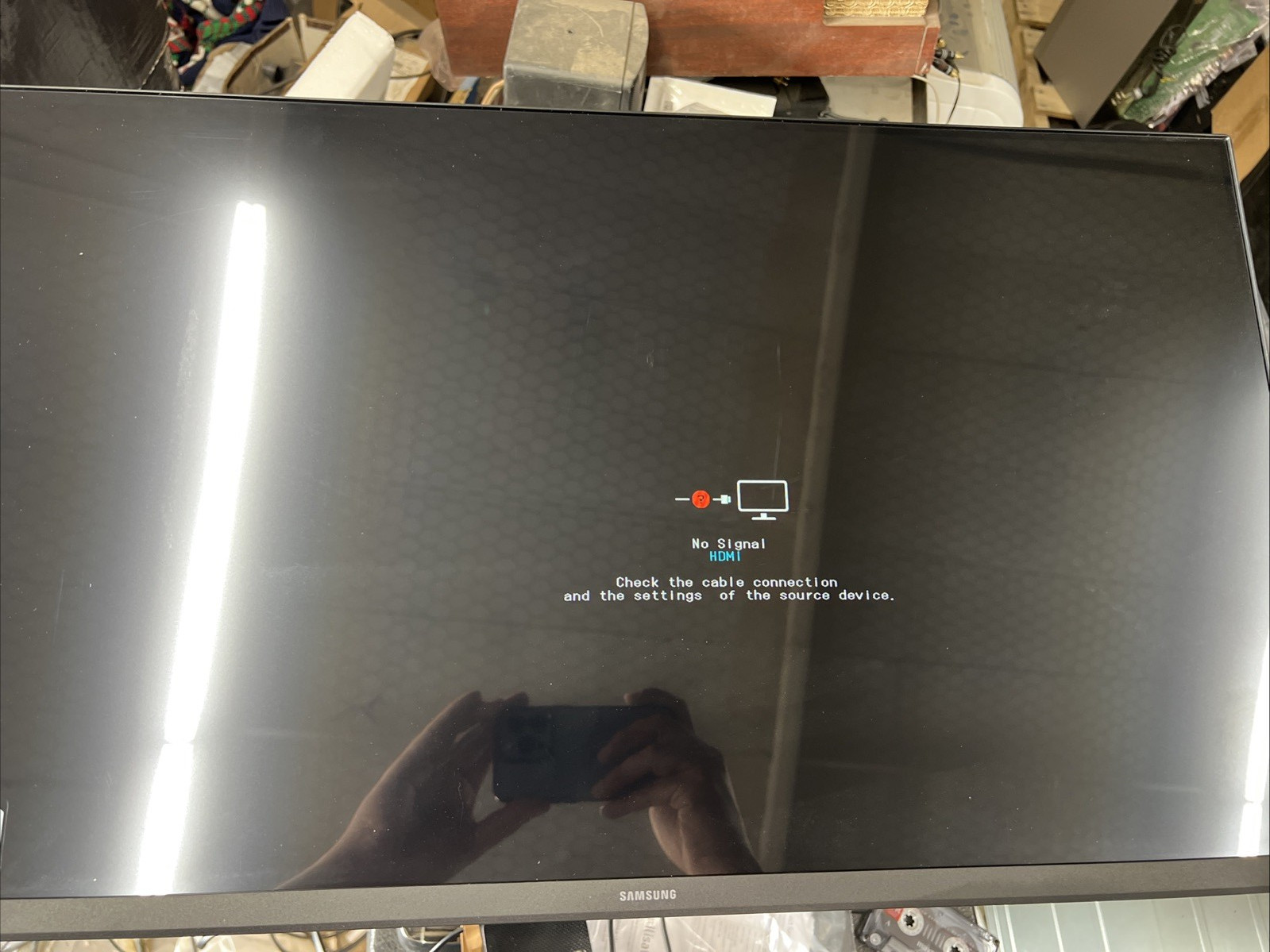 samsung 27 Inch Odyssey G4 FHD gaming monitor  desktop pc computer OPEN BOX