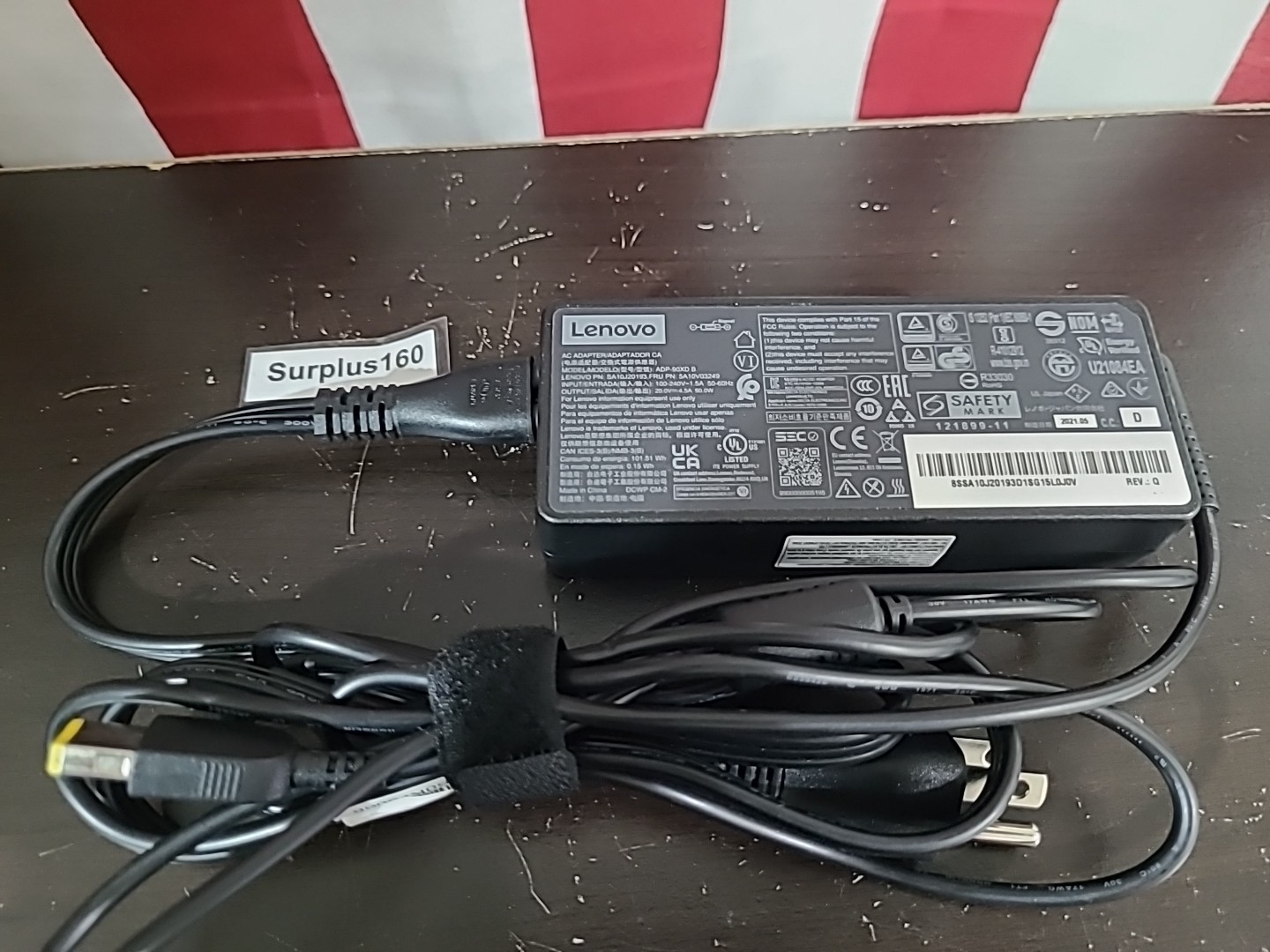 LENOVO ADP-90XD B 20V 4.5A 90W Genuine Original AC Power Adapter Charger