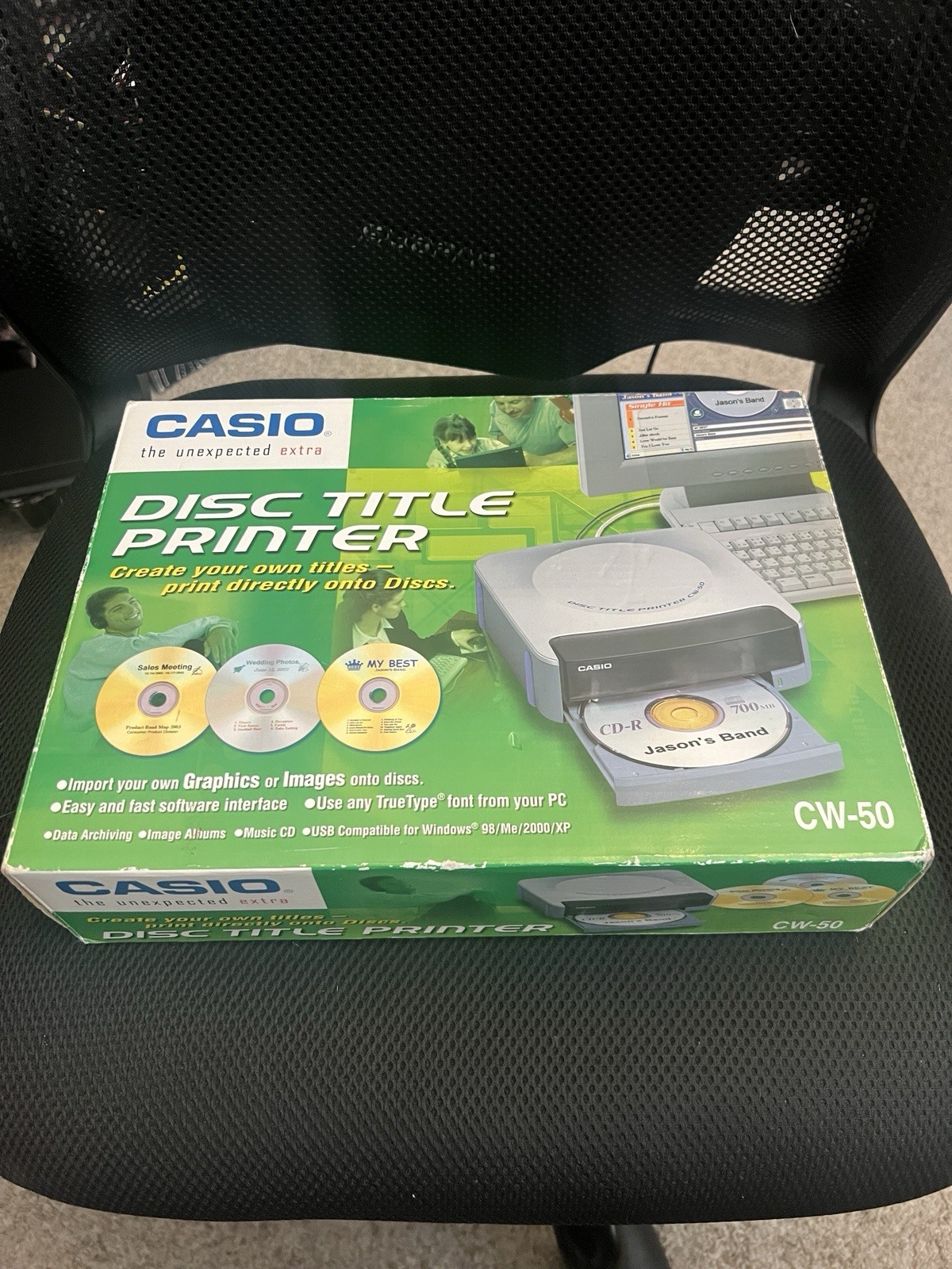Casio CW-50 CD/DVD Thermal Printer - Open Box (CIB)