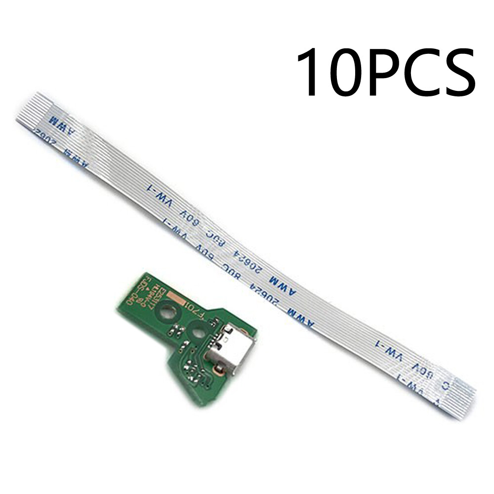 10Pcs  For SONY PS4 JDS-040 USB Charging Button Board+12PIN Cable