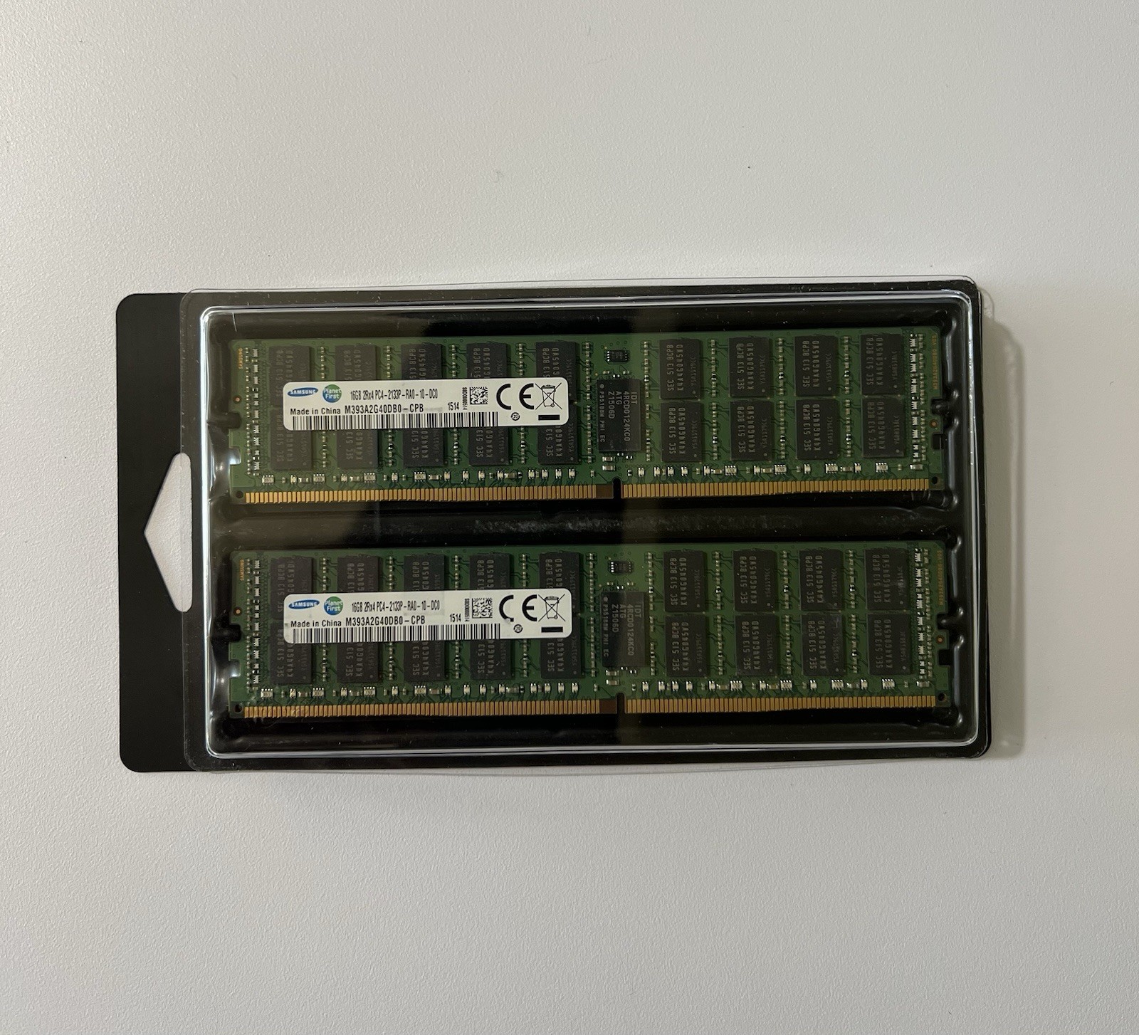 32GB RAM (2x16GB) Kit PC4 DDR4 2R ECC Reg Server Major Brands **TESTED-WORKING**