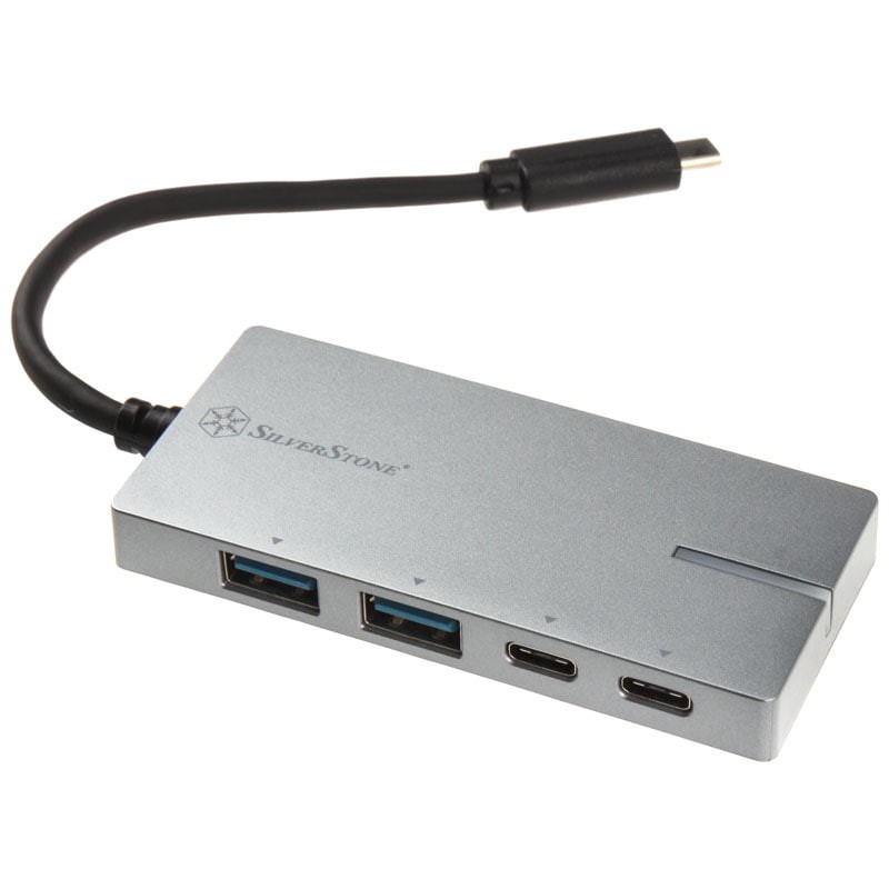 SilverStone EP09 Hub 2 x USB 3.1 Gen 1+ 2 USB-C Desktop SST-EP09C Case