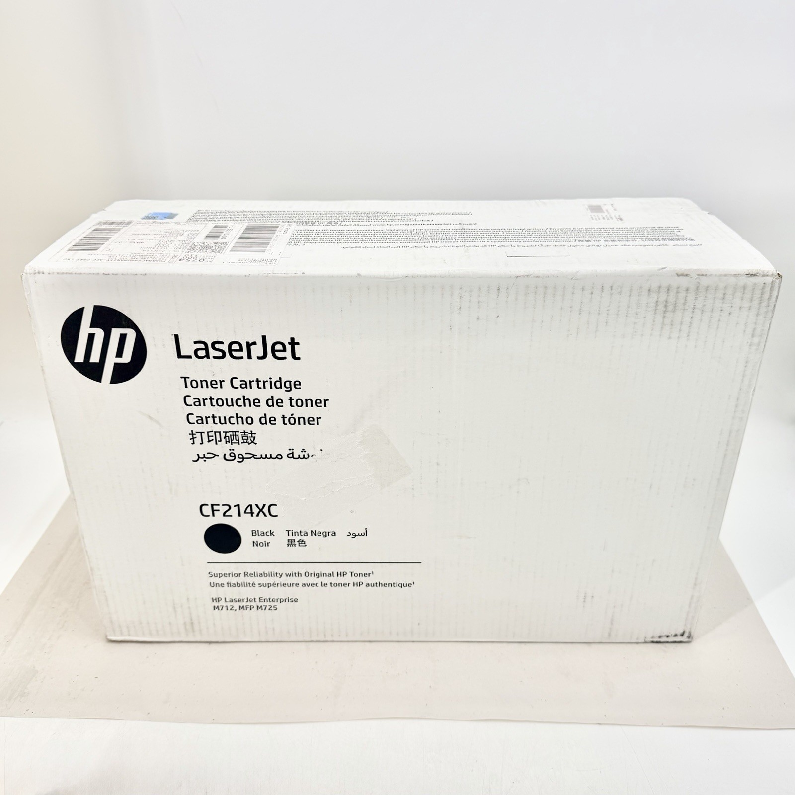 Genuine HP CF214XC Black Toner Print Cartridge -NEW / SEALED BOX