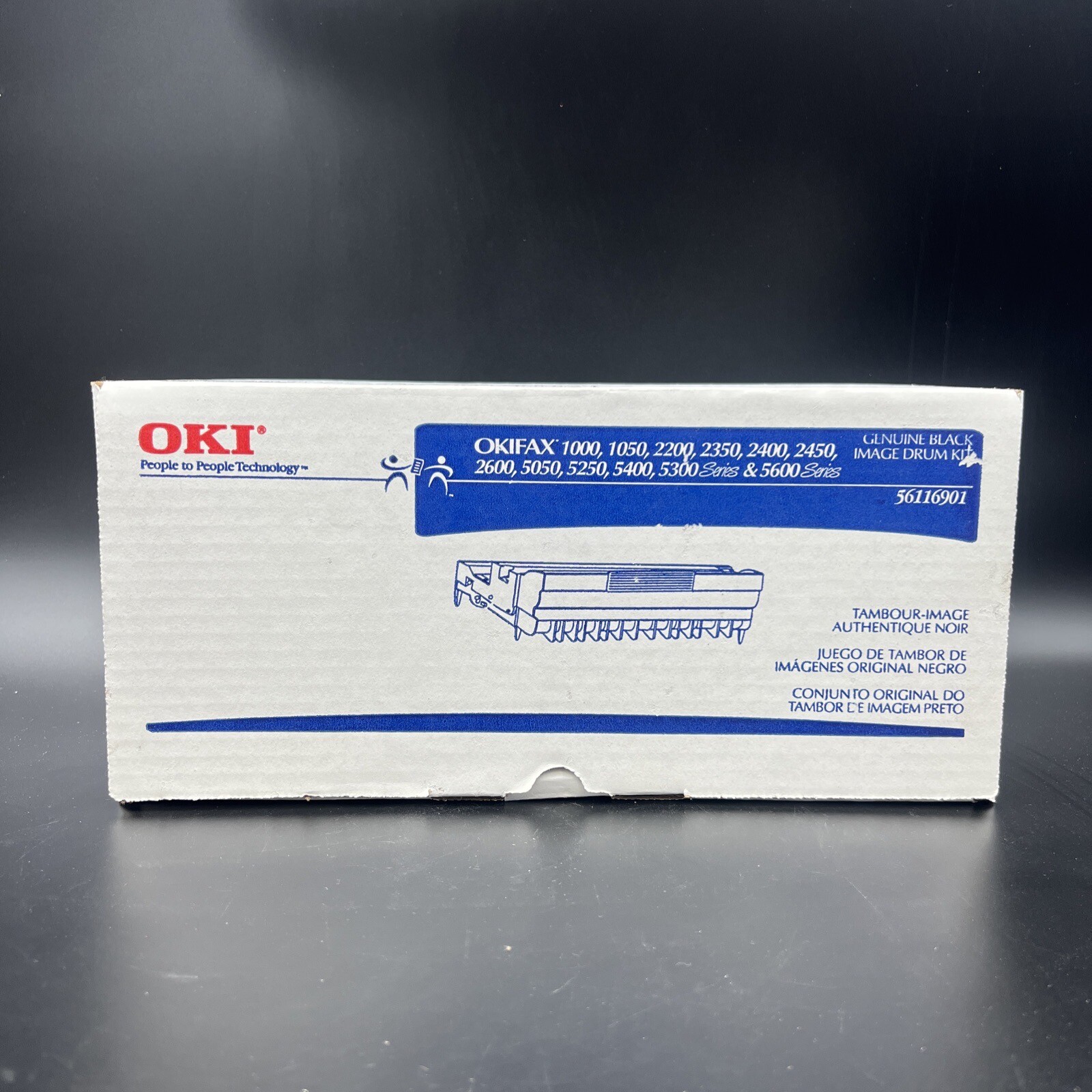 OKIFAX 1000, 1050, 2200, 2350, 2400 2600 5050 5400 Black Image Drum New 56116901
