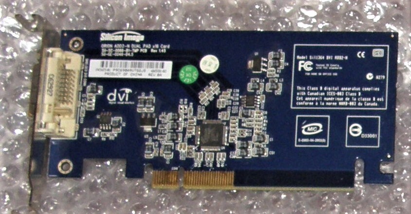 Silicon Image ORION Silicon image sil1364 dvi add2-n dvi PC Video Card