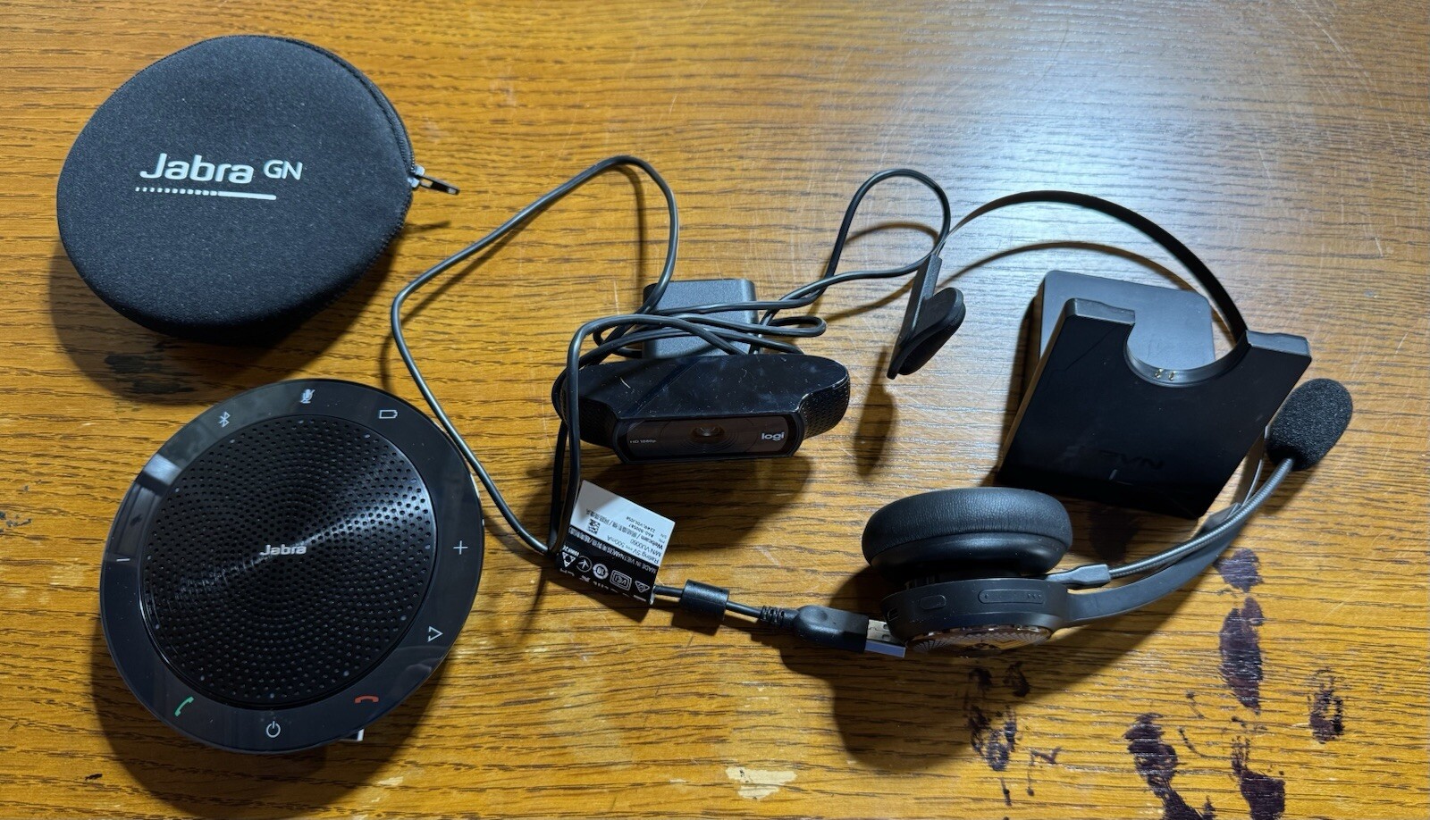 Jabra GN Speakerphone Levin Wireless Headset Headphones Logi Webcam Remote