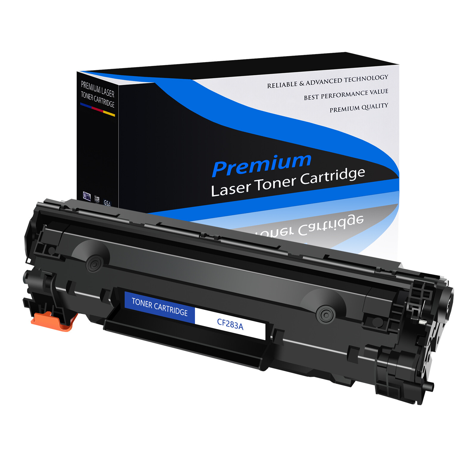 CF283A Toner Cartridge for HP 83A LaserJet Pro MFP M126nw M127fp M127fs Hi-Yield