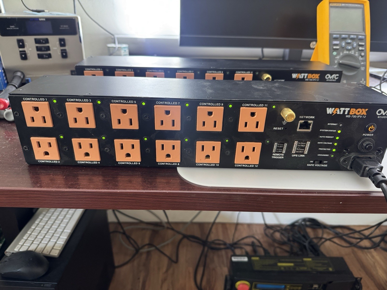 Wattbox WB-700-IPV-12 WB357 12 Outlet Network Enabled Surge Protector OVRC