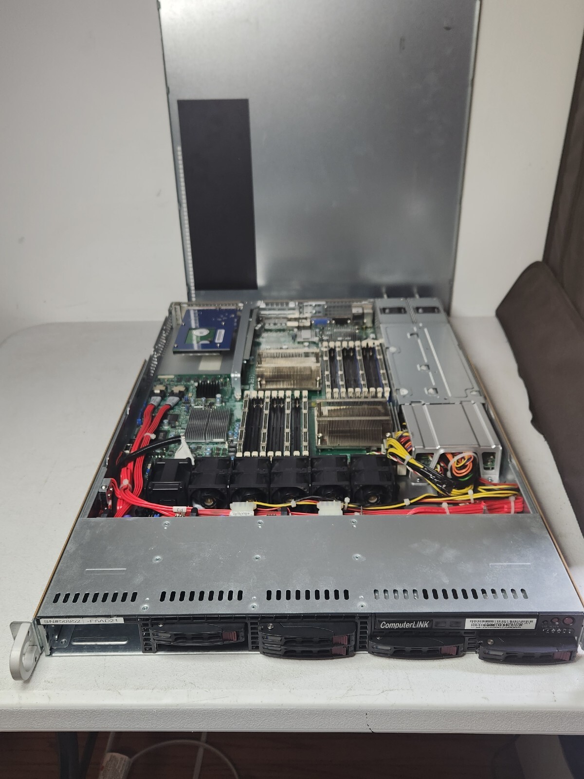 SUPERMICRO CSE-119 1U 2x Xeon X5675 3.06 ghz 64 gb RAM 6 TB HDD 