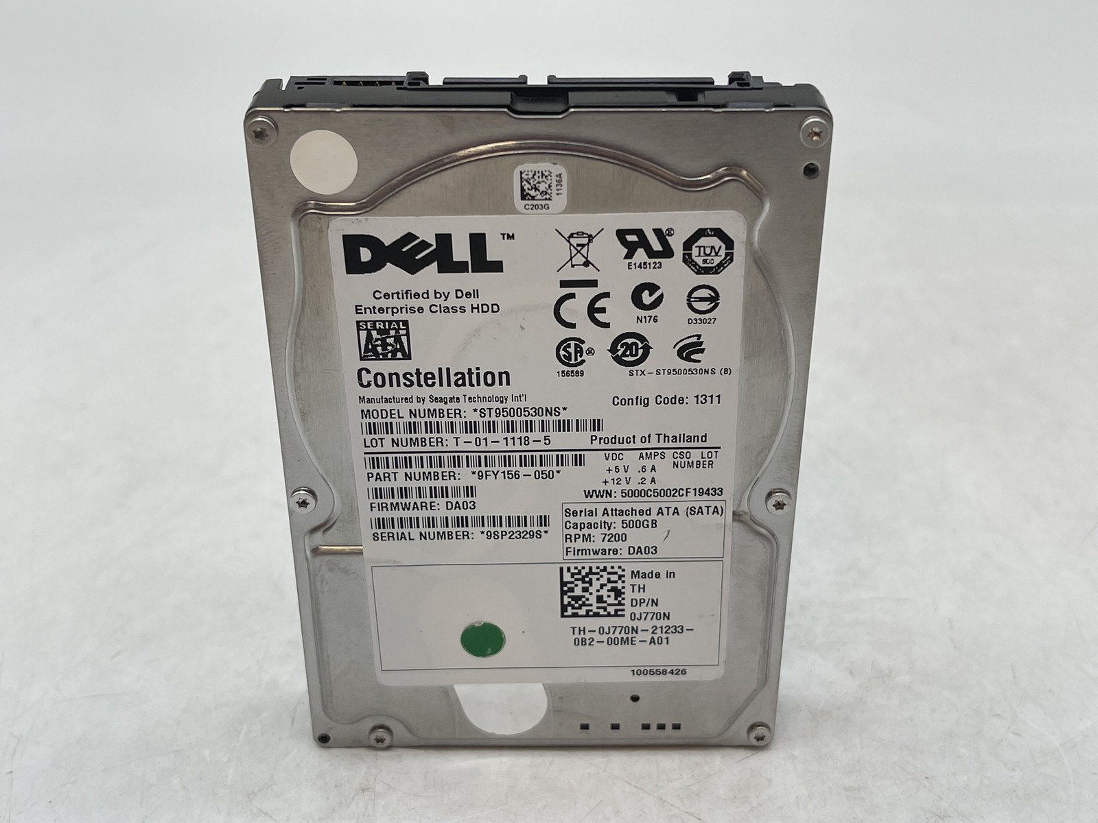 Dell Constellation 500GB 2.5" SATA Internal HDD HARD DRIVE GRADE B FREE S/H
