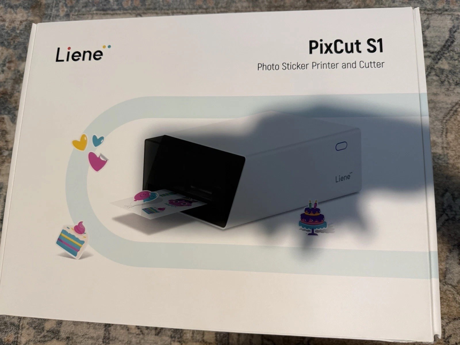 Liene PixCut S1 Thermal Color Photo Sticker Printer/Cutter Portable A4 USB