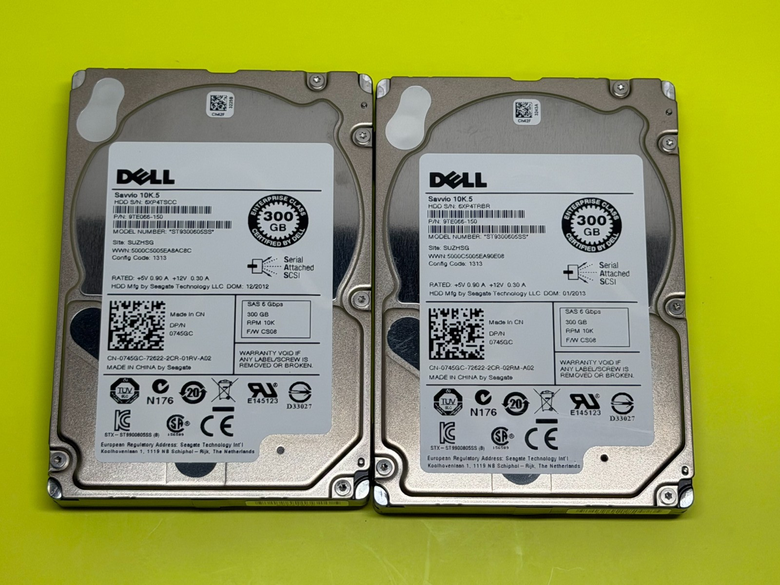 Dell Savvio 10k.5 ST9300605SS 300GB 2.5" SAS 9TE066-150 745GC/0745GC