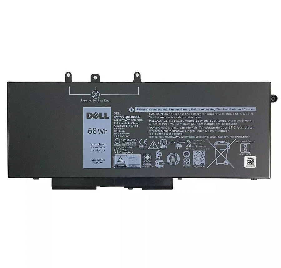 Genuine OEM GJKNX Battery for Dell Latitude 5480 5580 5280 5490 5491 5580 5590