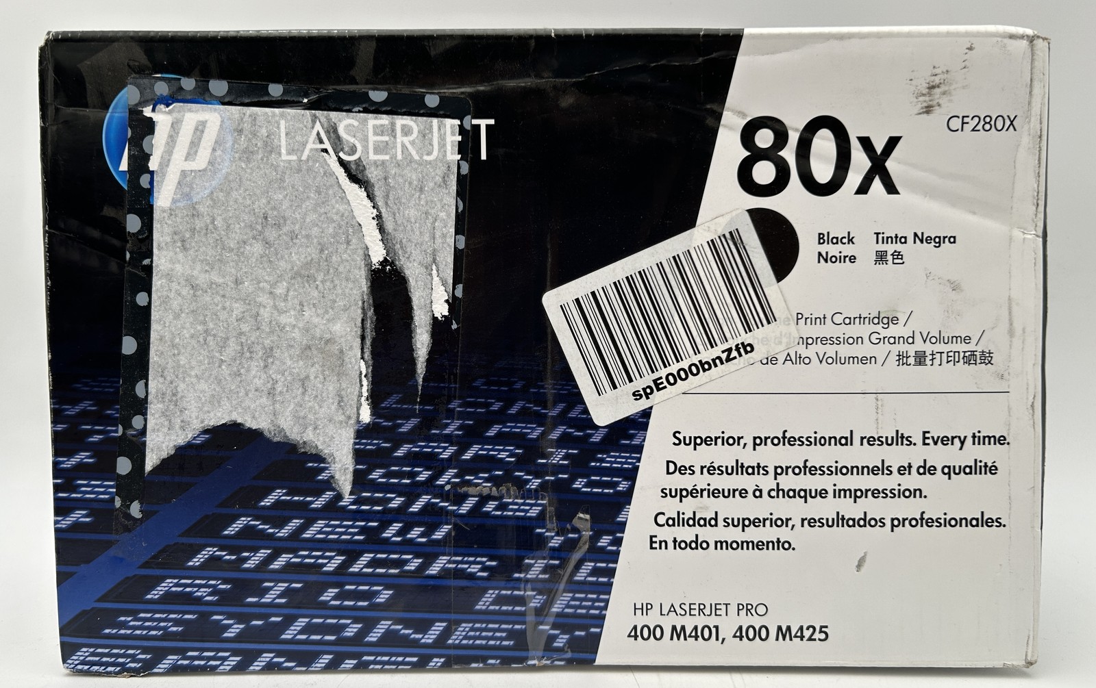 Genuine HP 80X CF280X Black High Yield Toner Cartridge