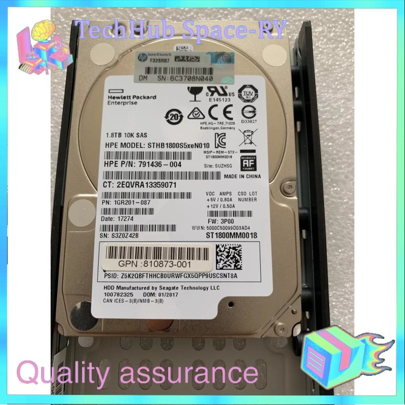 1PCS 3PAR K0F26A 840462-001 HP 3PAR 1.8TB SAS 10K 12Gb/s 2.5'' Hard Drive HDD N
