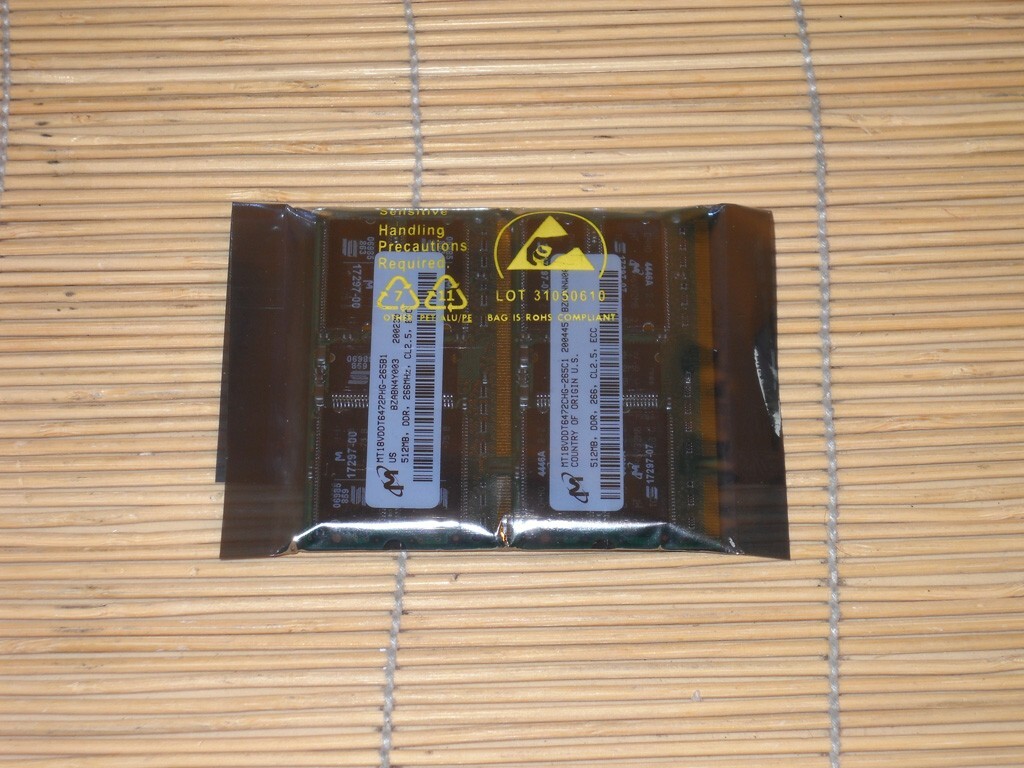 NEW 2x512MB MEM-NPE-G1-1GB DRAM for Cisco NPE-G1 Engine 7204VXR 7206VXR Router
