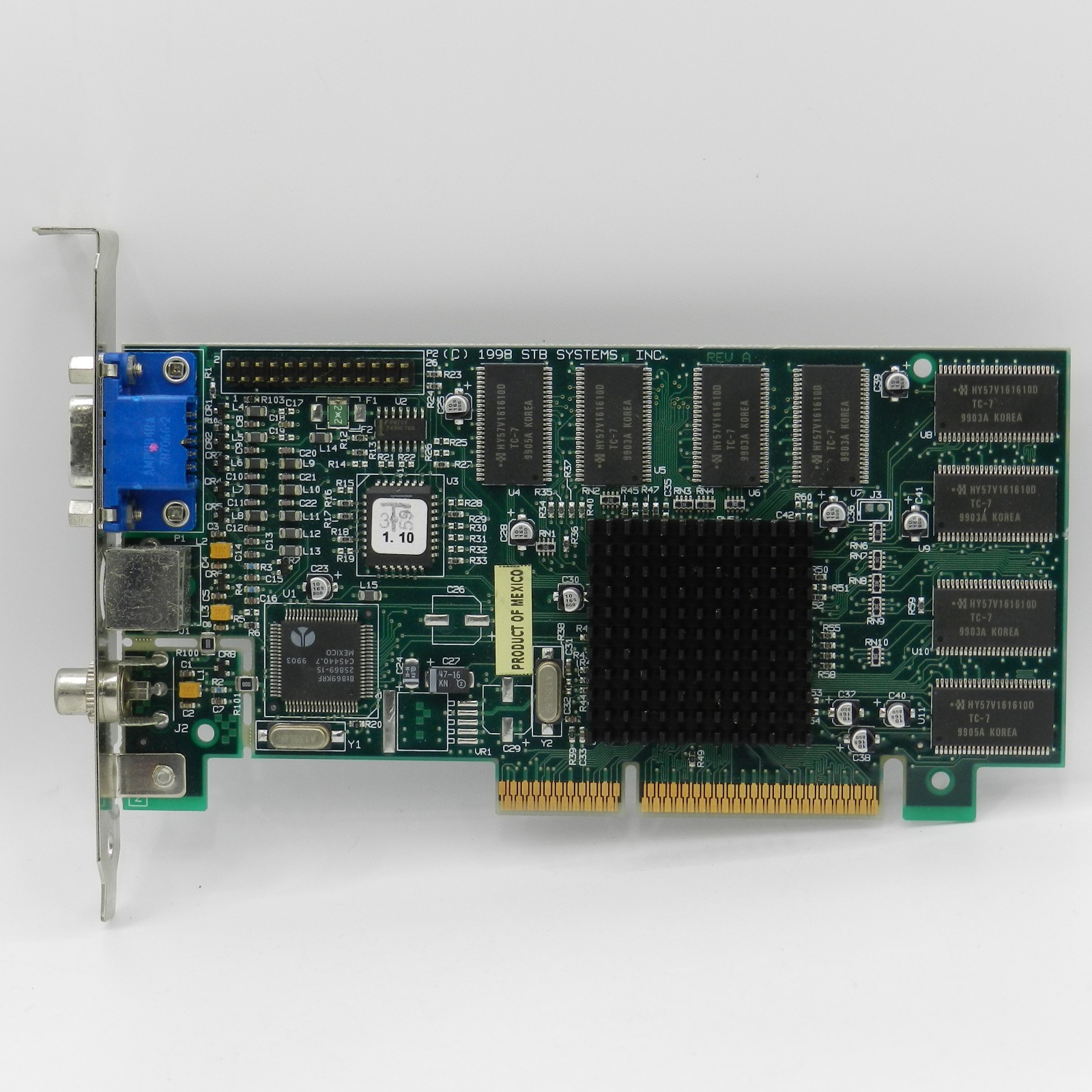 Velocity 4400 NVIDIA Riva TNT by STB Systems 210-0348-00X 16MB AGP 2x - TESTED