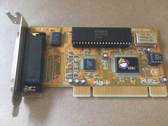 Siig LP-P11011 PCI Adapter Card P028-61 6002196 LP7010000531 