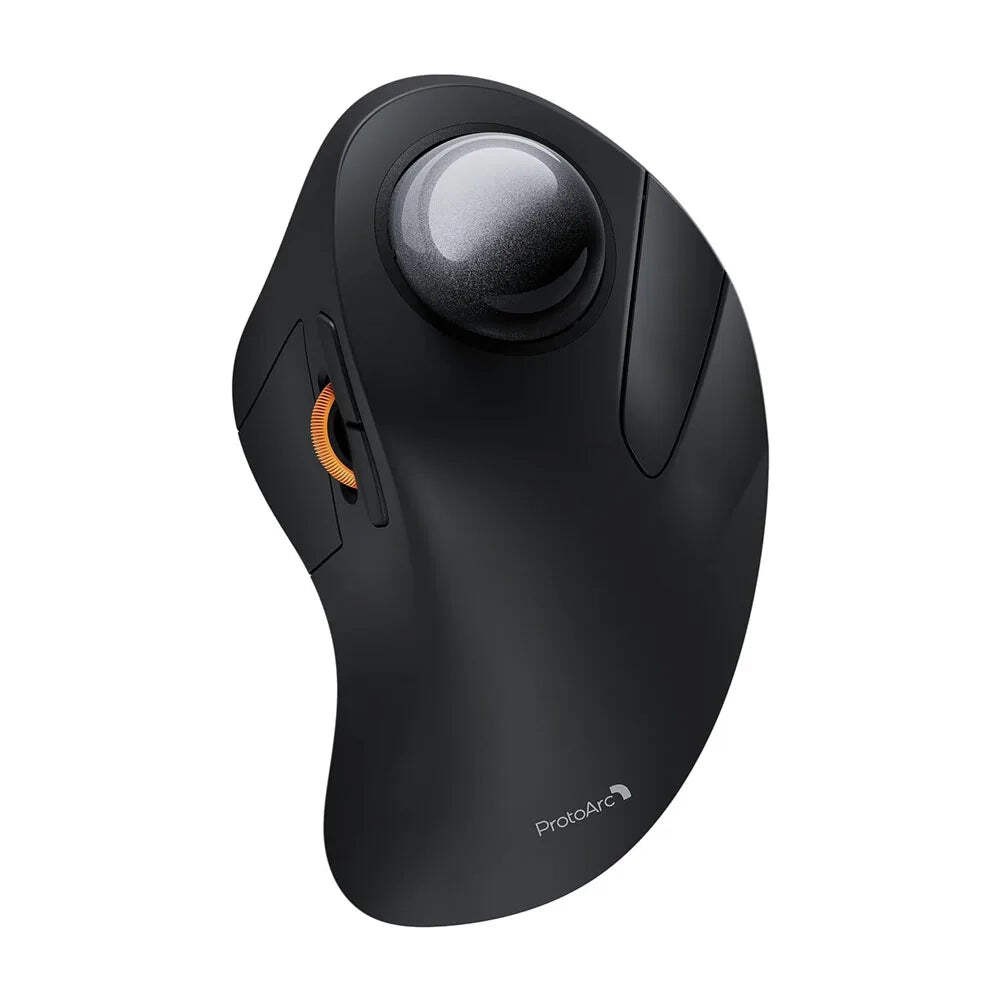 ProtoArc EM03 Wireless Bluetooth Trackball Mouse - Ergonomic & Rechargeable