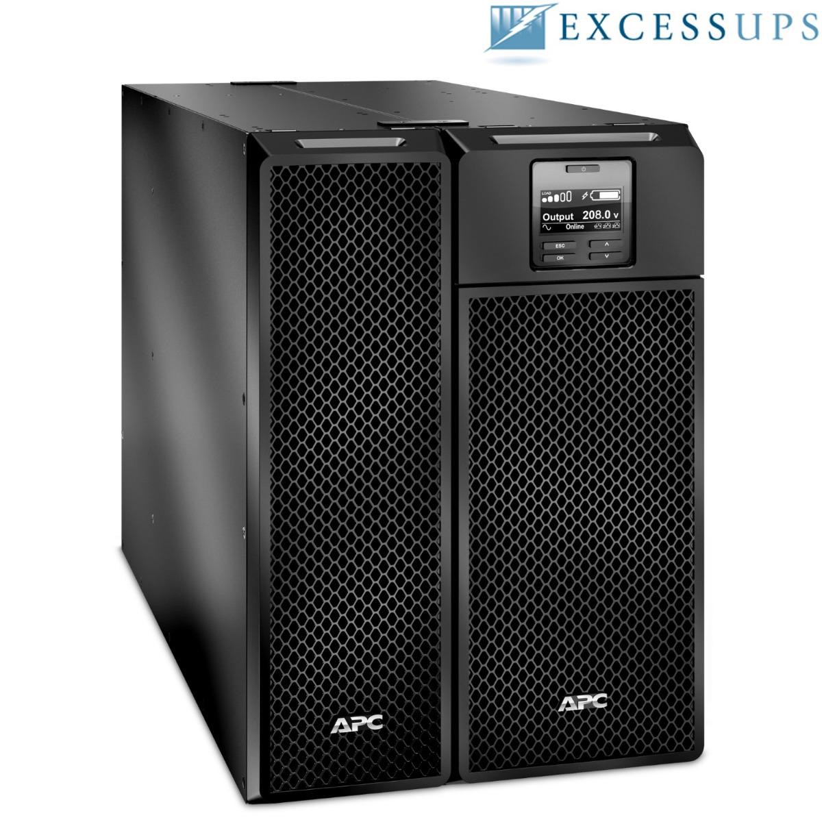 APC Smart UPS SRT 6kVA w/ 208/240V to 120V Step-Down Transformer SRT6KXLT-5KT...