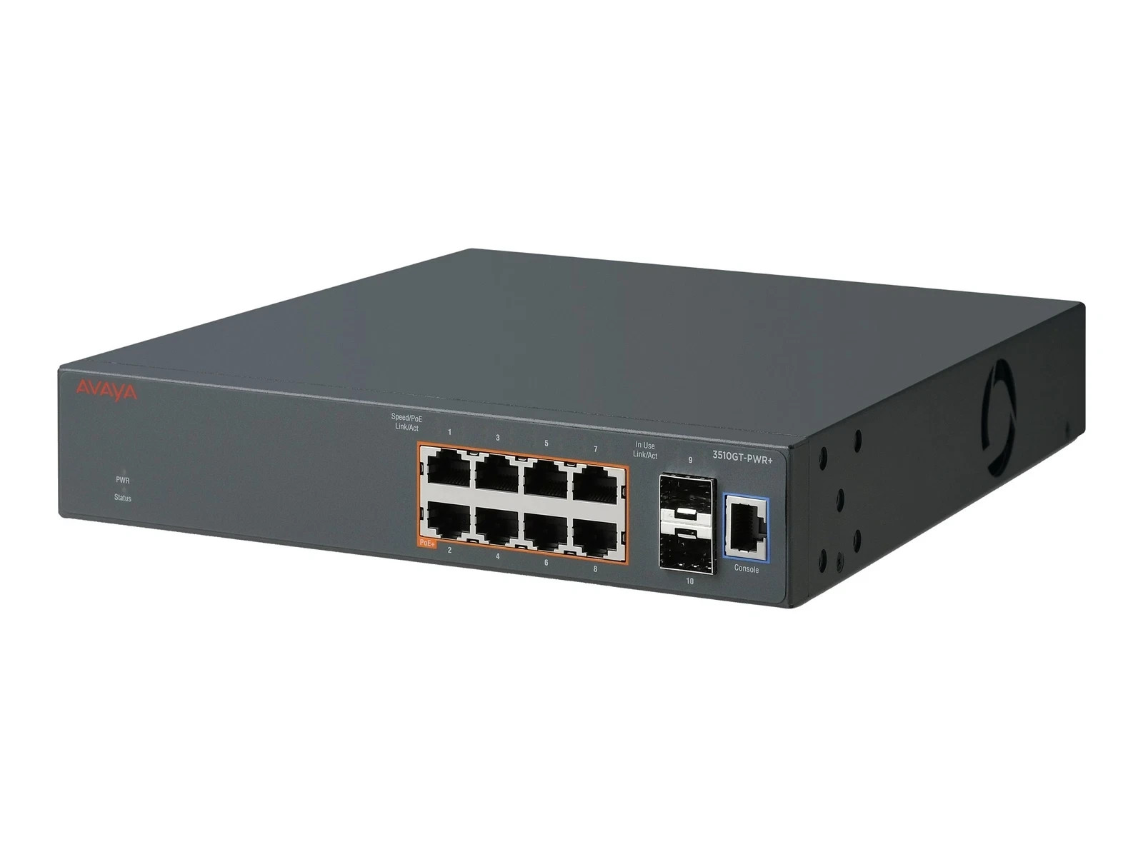 New Avaya 3510GT-PWR+ AL3500A14-E6 ERS 8-Port Gigabit PoE+ Network Switch
