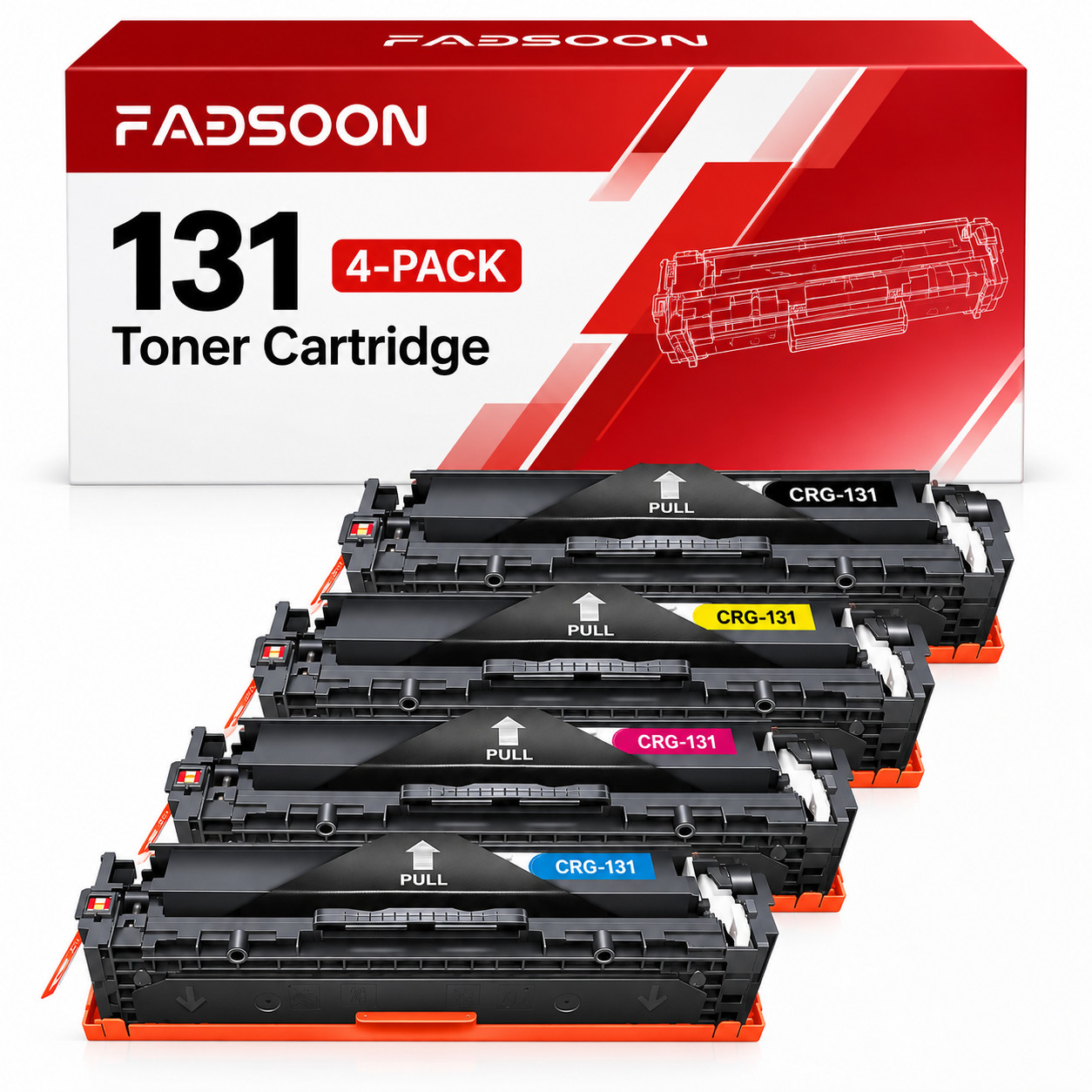 131 Compatible Toner Cartridge 4PK BK/C/M/Y High Quality for LBP7110Cw MF8280Cw