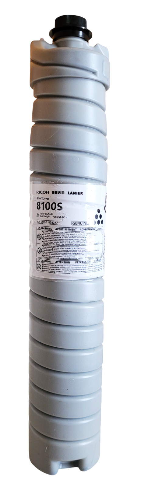 Ricoh Savin Lanier 8100S 828277 Black Pro Toner Cartridge