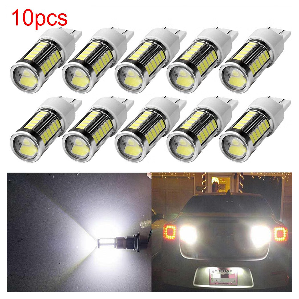 White 3157 Car Reverse Light Backup 33-SMD LED Bulb Lamp Car Turn Signal