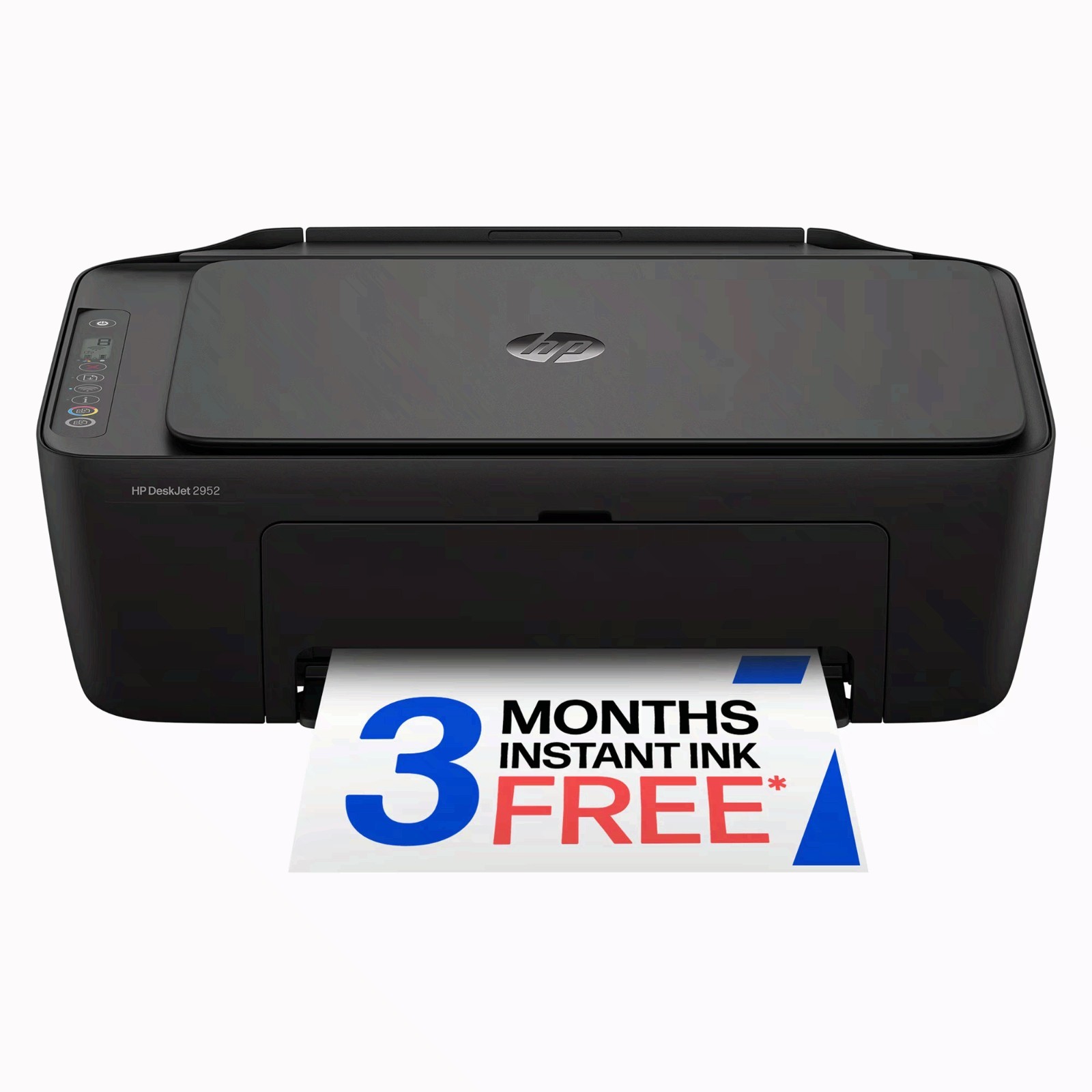 HP DeskJet 2952 Wireless All-in-One Color Inkjet Printer, 3 Months Free Instant