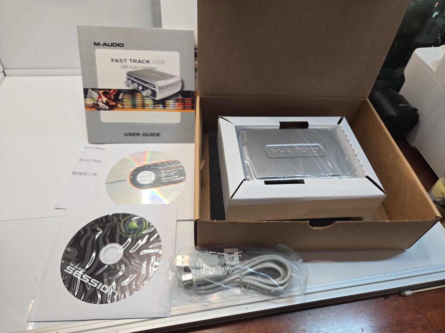 M-Audio Fast Track USB Make Music Now Studio. NEW/OPEN BOX