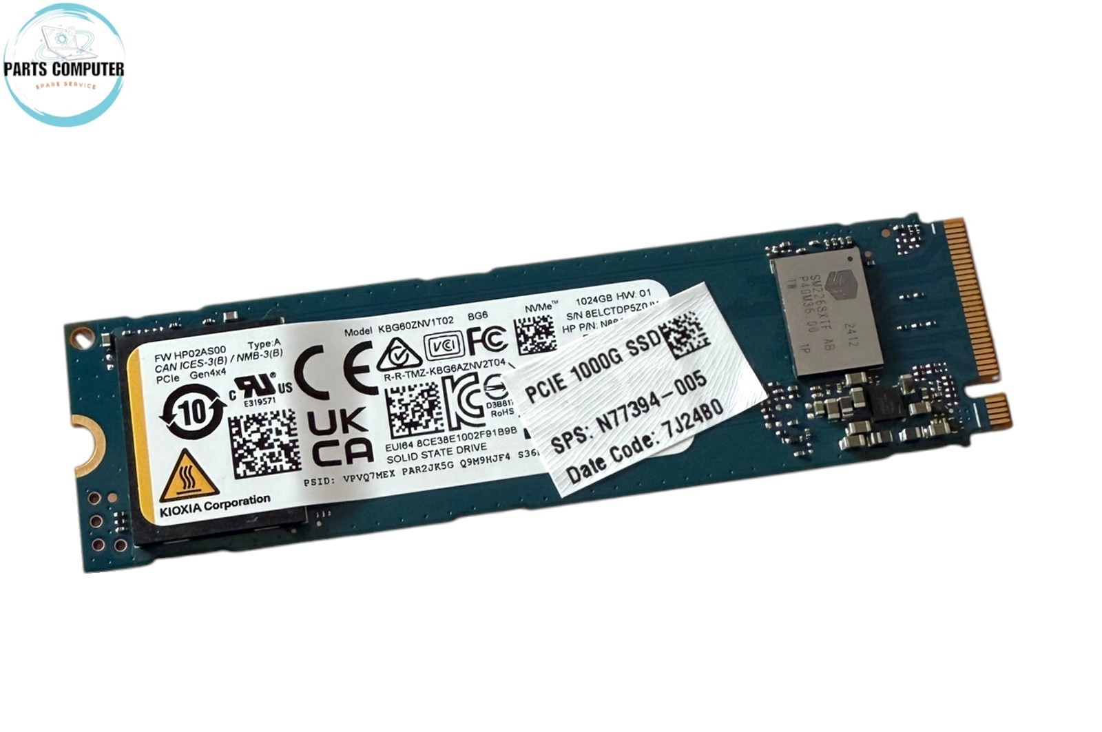 N86404-001 - 1TB 2280 PCIE-4X4 Nvme N45474-005  Solid State Drive