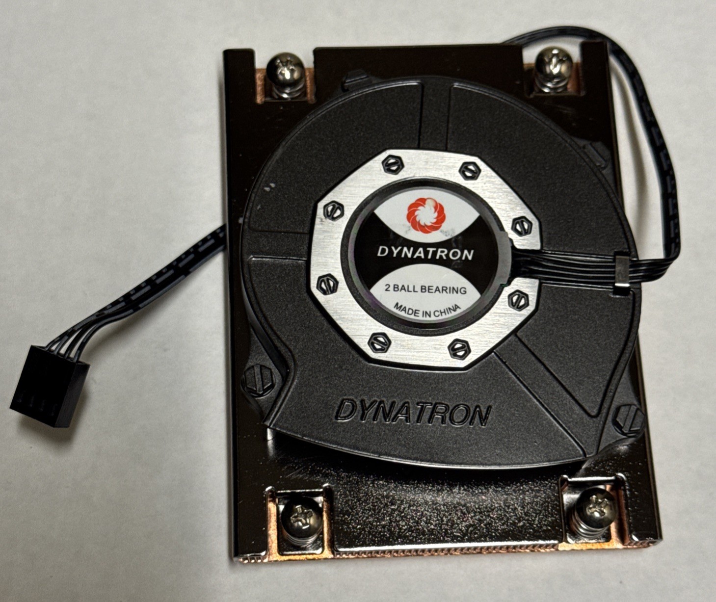Dynatron DB128015BU-B - 2 Ball Bearing Top Motor Fan Heatsink Socket LGA2011