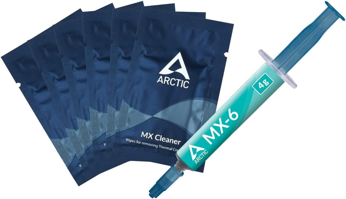 ARCTIC MX-6 (4 g incl. 6 MX Cleaner) Thermal Paste for CPU ACTCP00084A