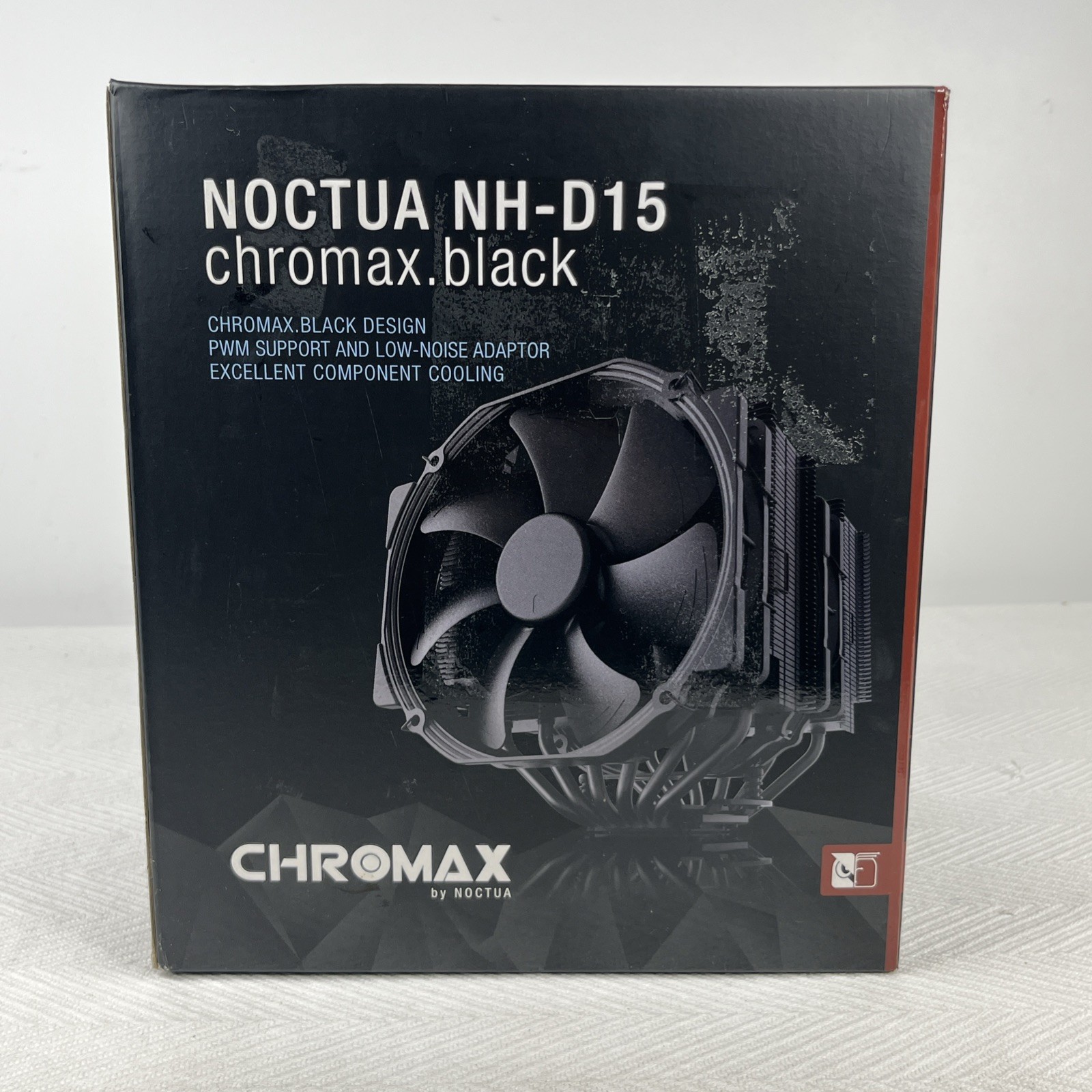 Noctua NH-D15 chromax.Black, Dual-Tower CPU Cooler (140mm, Black) New
