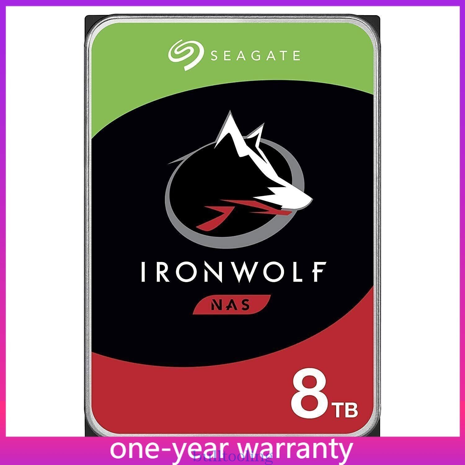 NEW Seagate IronWolf ST8000VN004 8TB NAS Internal HDD CMR 3.5in SATA 7200 RPM