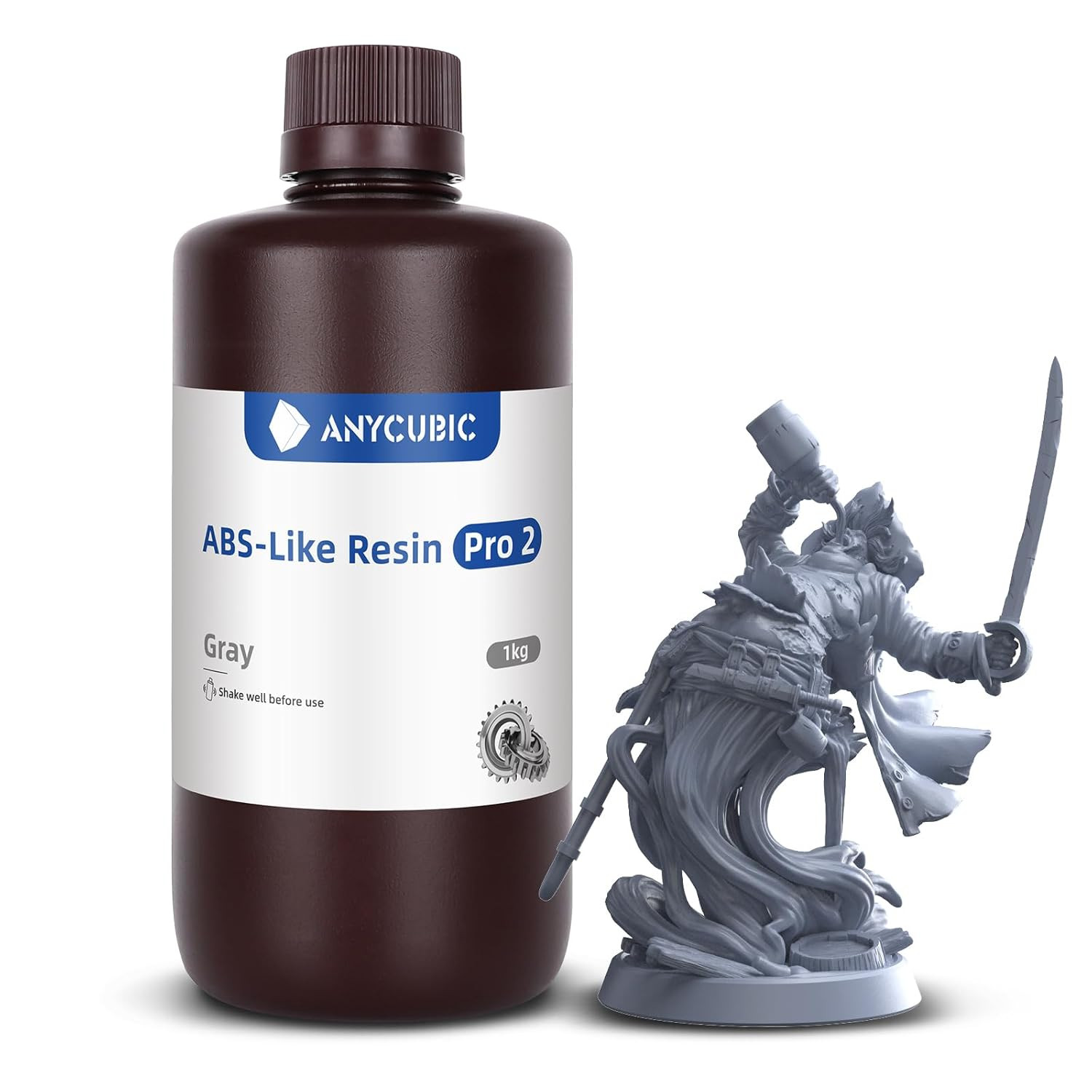 ANYCUBIC 3D Printer Resin, Abs-Like Resin Pro 2 with Enhanced Strength and Tough