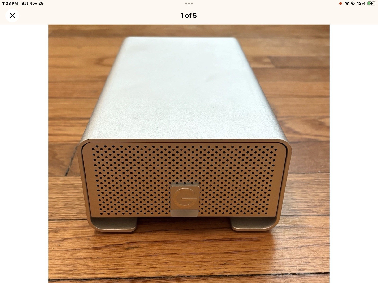 G-Technology 8TB G-RAID External Dual-Drive Storage System