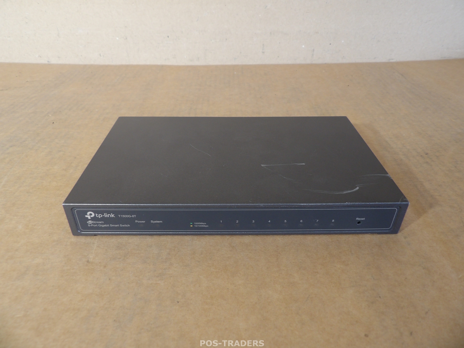 TP-LINK T1500G-8T V1.0 TL-SG2008 JetStream 8-Port Gigabit Smart Switch - NO PSU