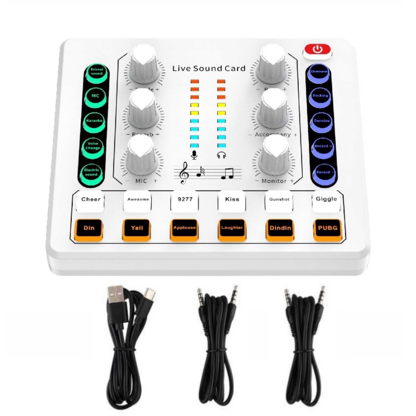 For Live Steaming For Podcasts M8 Sound Card Body Multi-scenario Compatibility