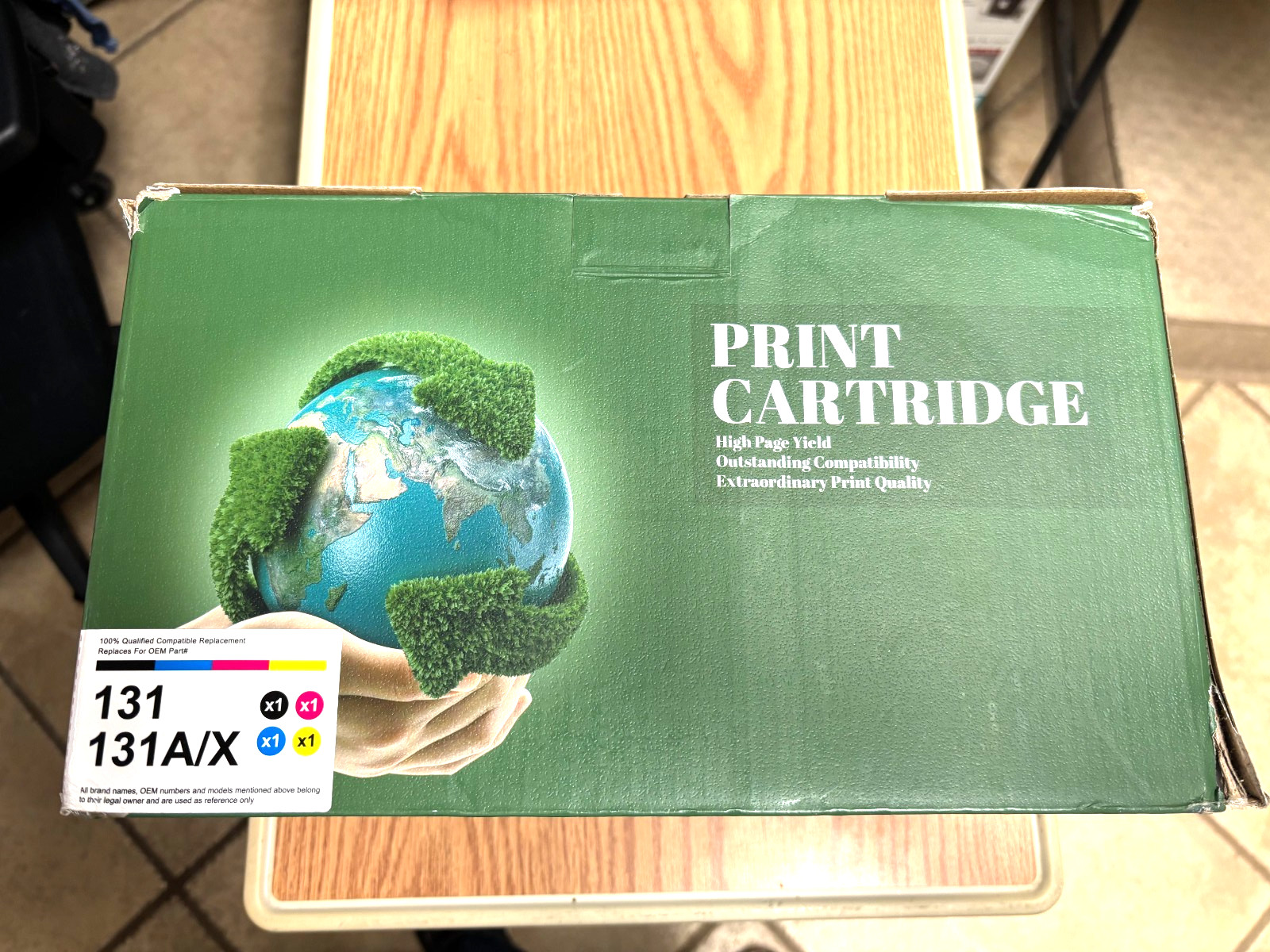 Greensky Print Cartridges 131 131 A/X SEALED Black, Cyan, Magenta, and Yellow