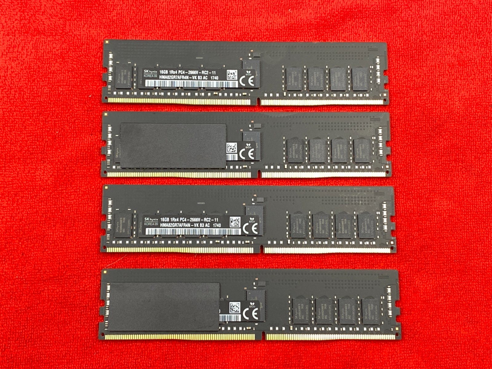 64GB(4x16) RAM KIT FOR APPLE OEM iMAC PRO 2017 A1862 1Rx4 DDR4 2666MHz RDIMM