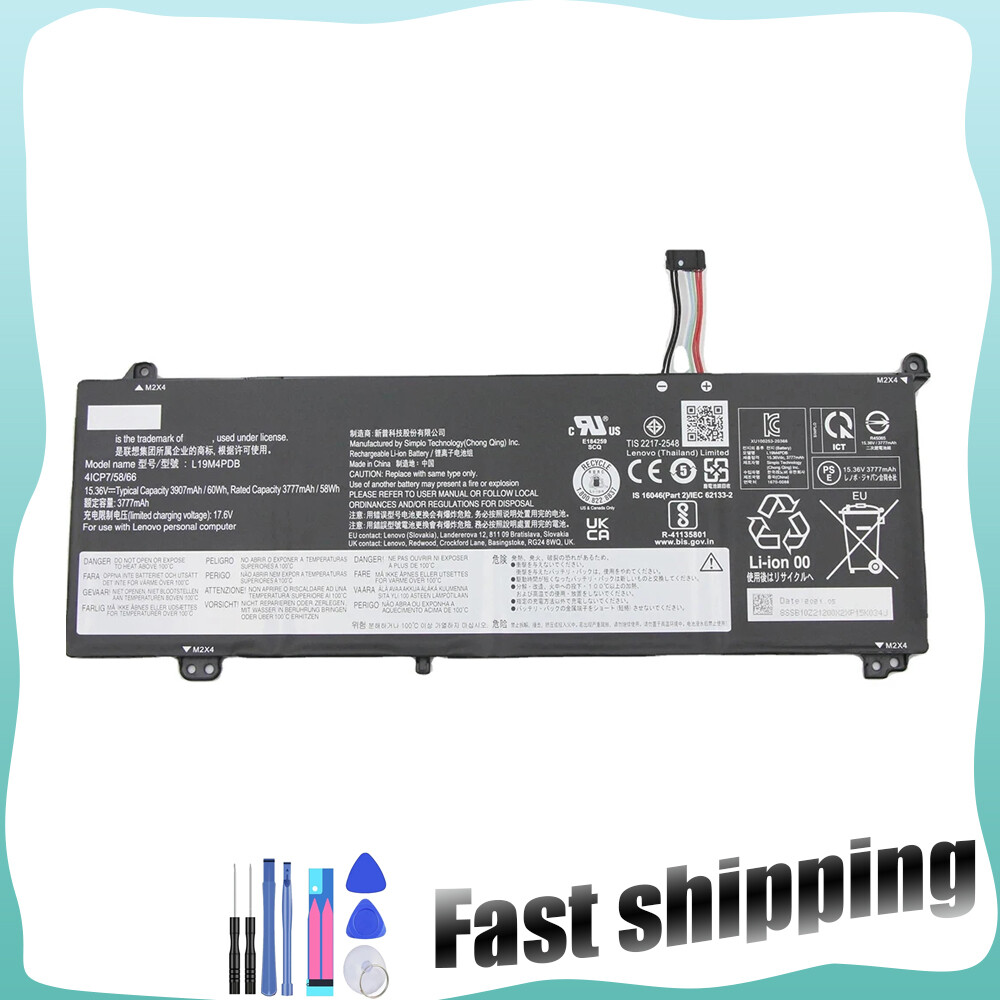 New L19M4PDB L19C4PDB Battery for Lenovo ThinkBook 14 15 G2 ARE ITL 2021