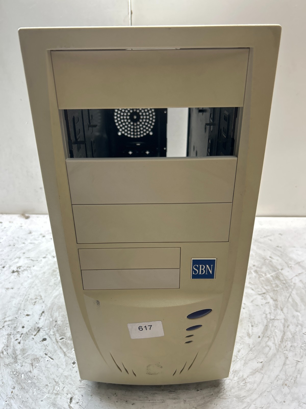 Vintage Beige ATX Desktop Computer Sleeper Case