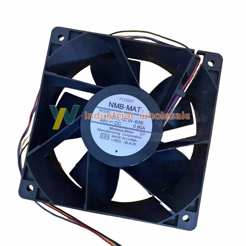 1PC new NMB-MAT MODEL 4715VL-07W-B86 48V DC 0.90A 12038 Cooling Fan 4-Wire